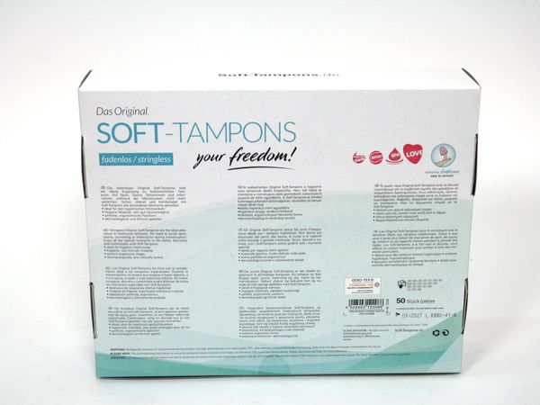 50 Stk. Soft-Tampons Fadenlos 