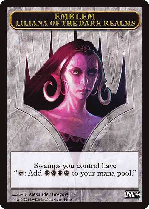 Liliana of the Dark Realms Emblem | MTG.onl Tokens