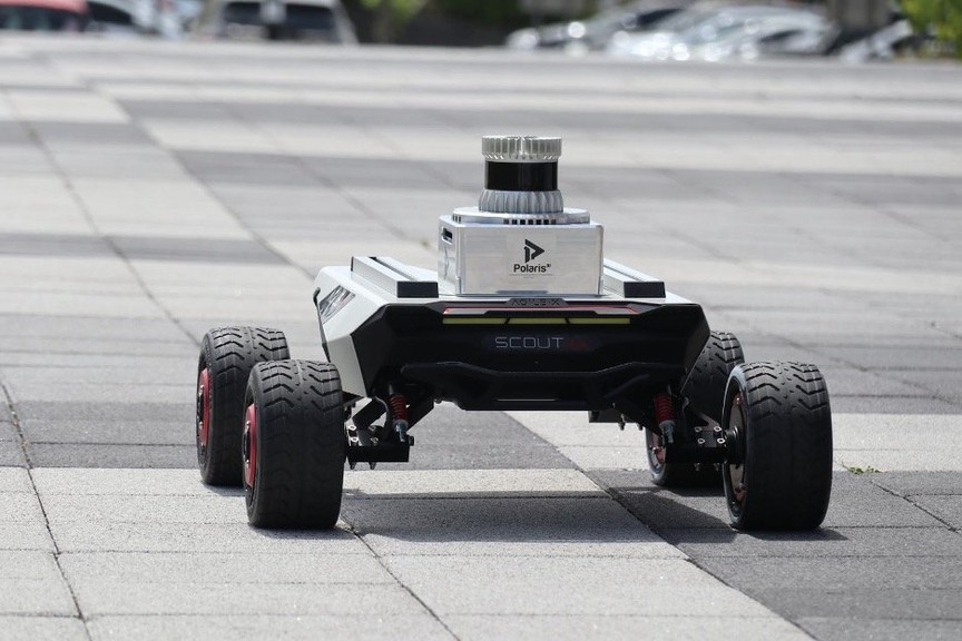 KEPLER M mounted on a mobile robot
