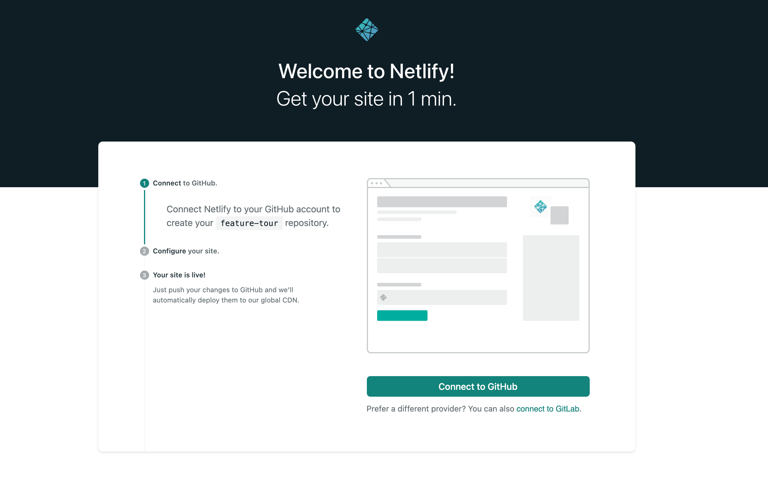 Welcome to Netlify.