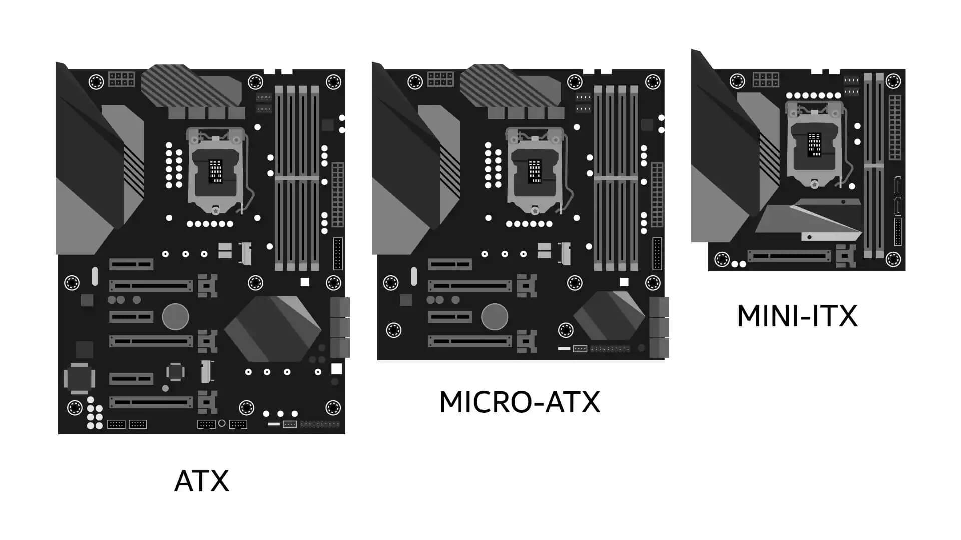 Mini-itx micro ATX Motherboards