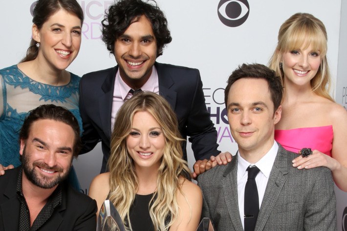 Example image used in this post. The end goal is to recognize all faces of the Big Bang Theory cast.