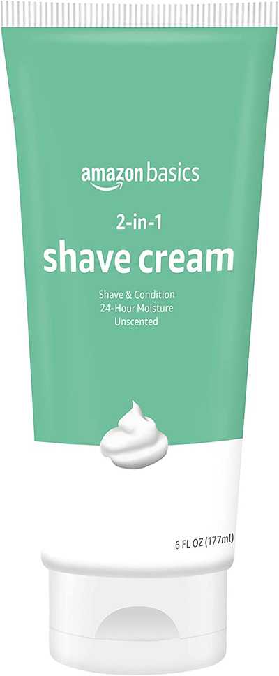 Amazon Basics 2-In-1 Shave Cream