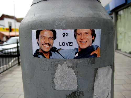 Lando and Han feel the love, Brighton UK