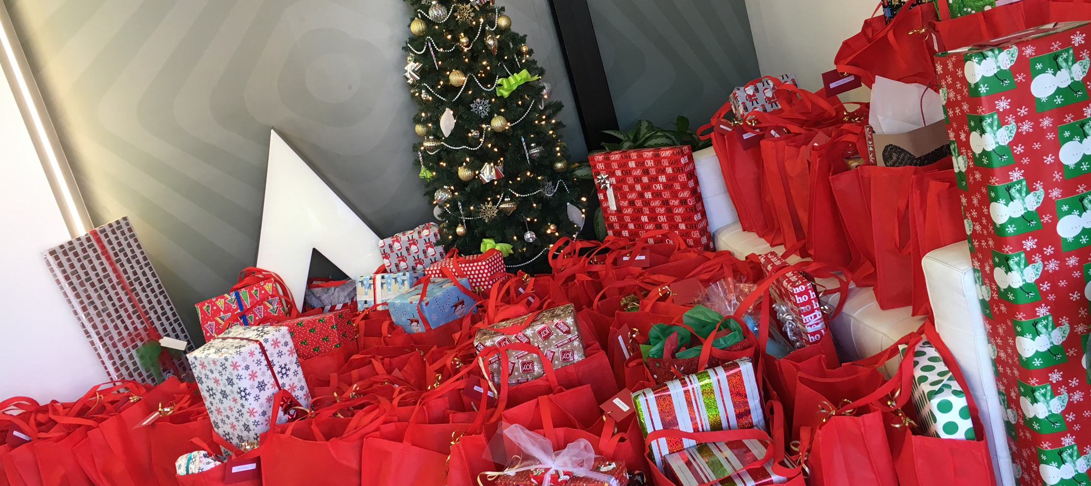Christmas gifts for disadvantaged children donated by Adcetera employees through Mission Centers of Houston.