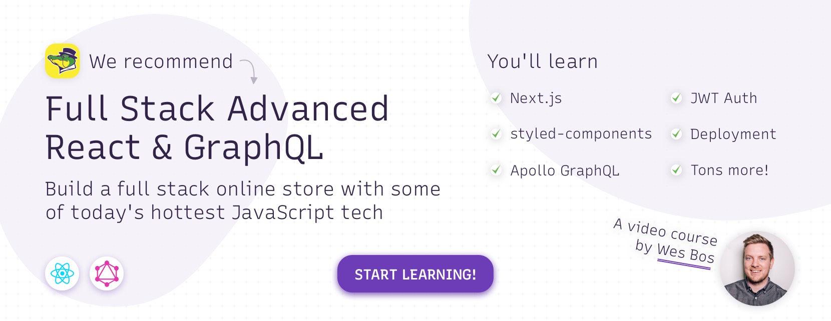 Recommended React and GraphQL course
