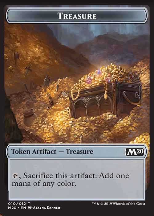 Treasure Token MTG onl Tokens
