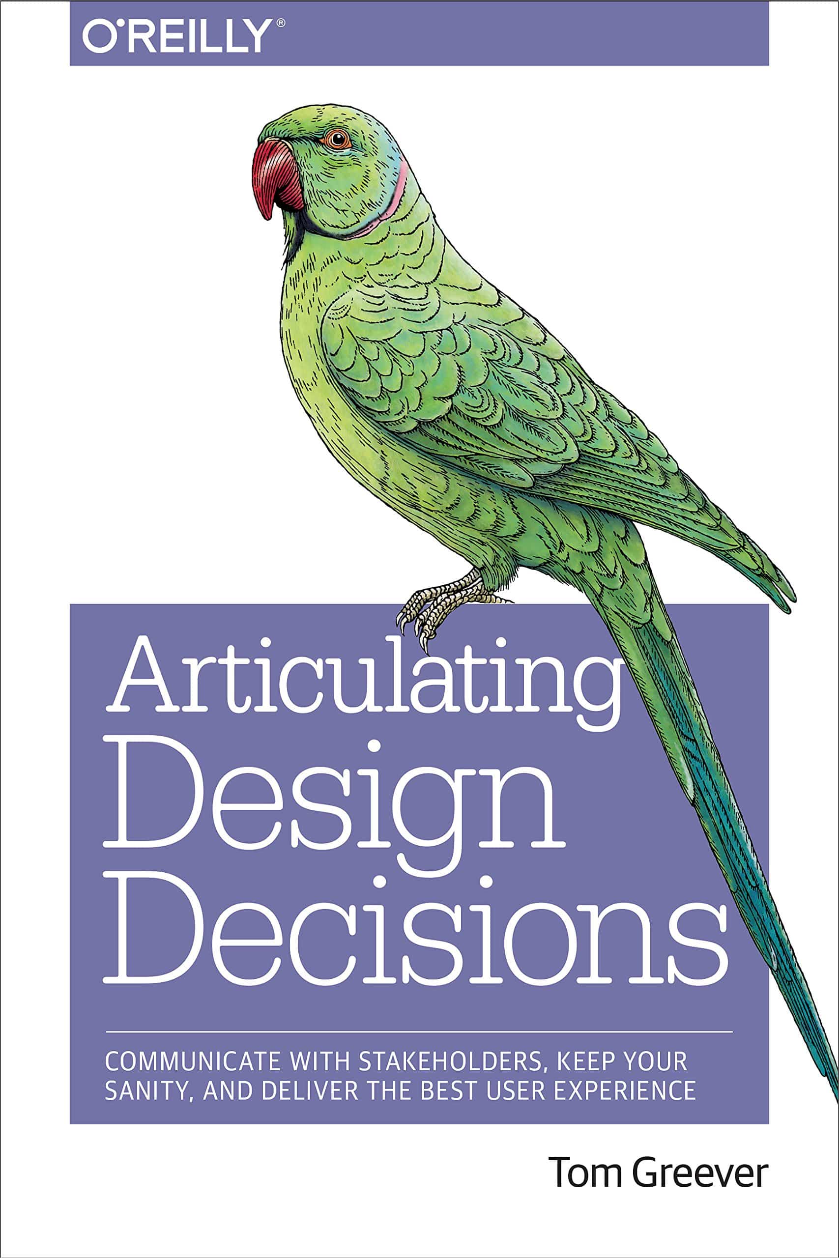 The cover of Articulating Design Decisions