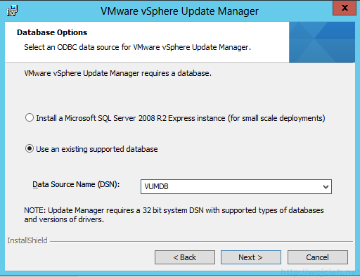 VMware vSphere Update Manager - Installation 5