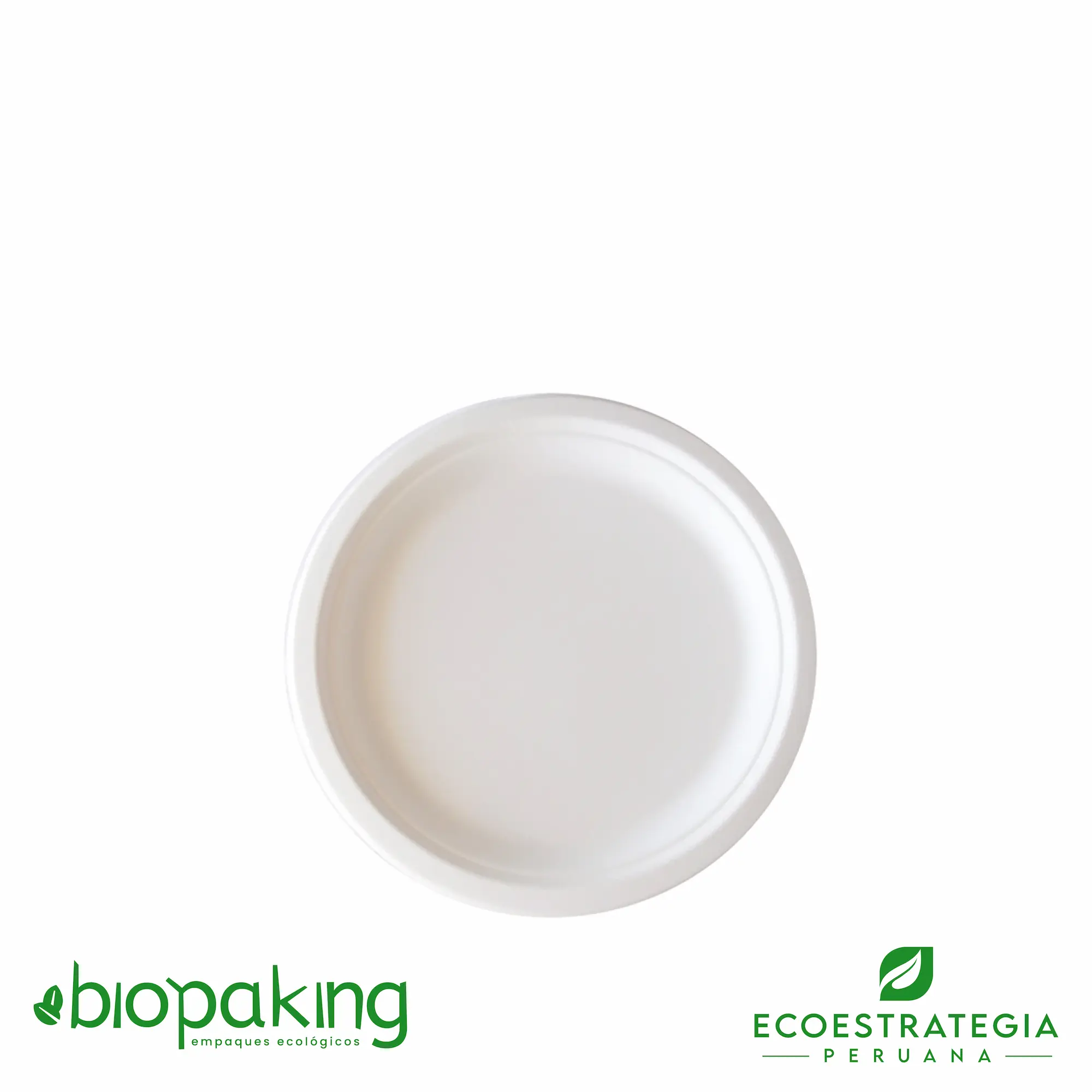 Es un plato biodegradable de 18 cm, fabricado a base de fibra de caña de azúcar. Apto para entradas, postres, tortas, hamburguesa y más. Contamos con stock de platos biodegradables, también los encuentras en las medidas. La mejor calidad en descartables biodegradables.