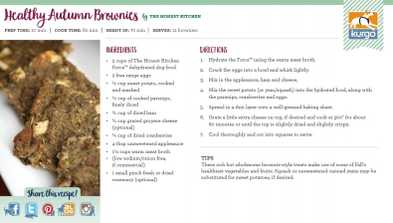 Holiday Recipe: Healthy Autumn Brownies