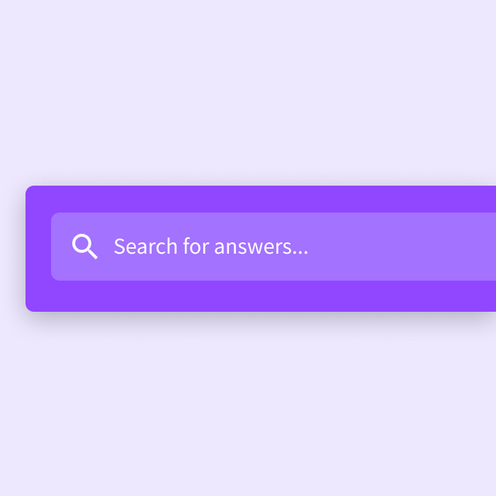 Search bar inside KnowledgeBase