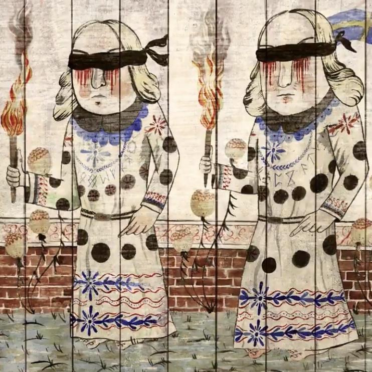 Кадр из фильма «Солнцестояние», 2019 г. Реж.: Ари Астер
