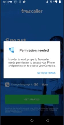 Permissions for app