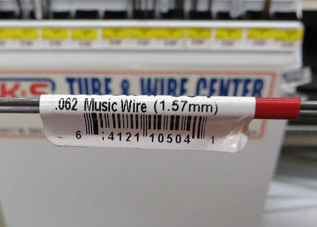 1.57mm Music Wire