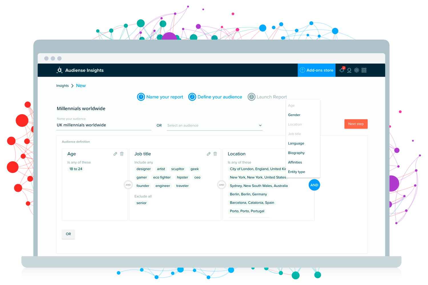 Create an Audiense Insights report