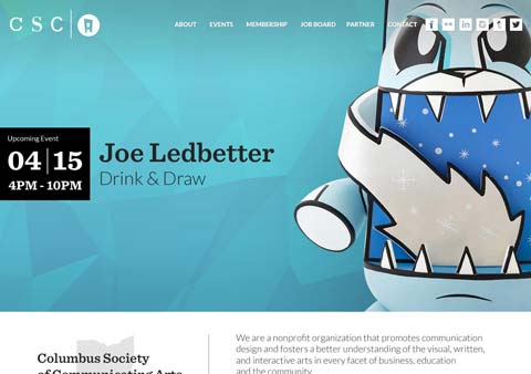 CSCA website screenshot