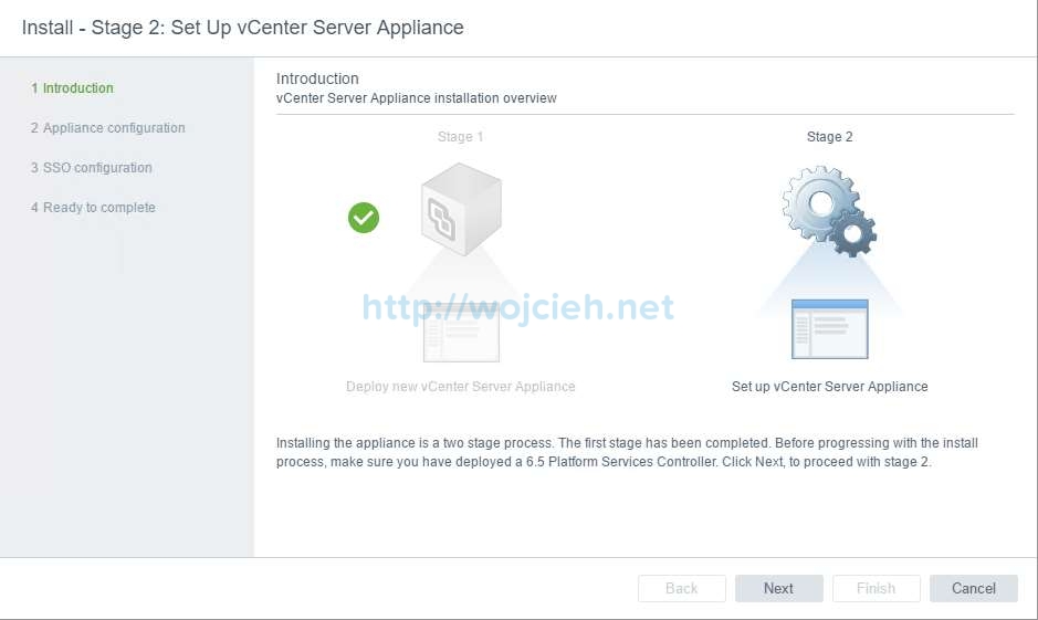 vCenter Server Appliance 6.5 with External Platform Services Controller - 30