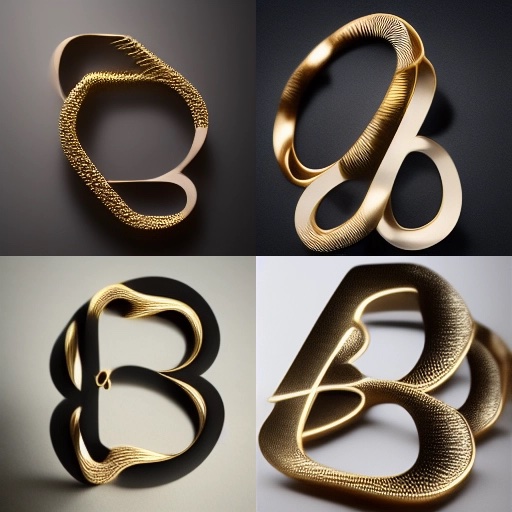 jewellery design, generated by Artificial Intelligence - text to image generation