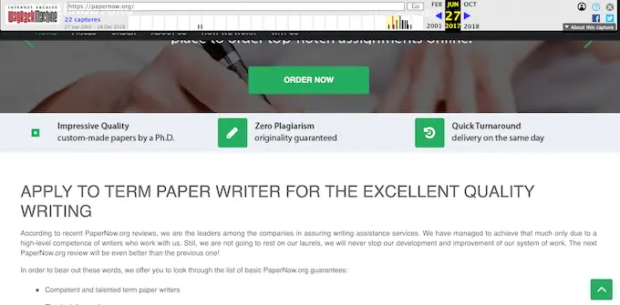 papernow.org's web.archive.org data starts from 2017