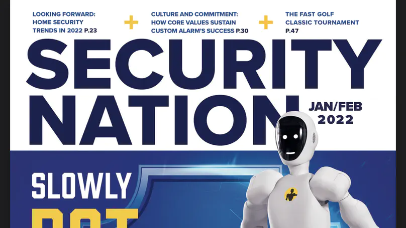 ESA Security Nation Magazine Cover Story