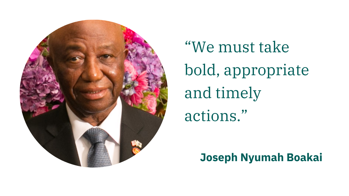 We must take bold, appropriate and timely actions.