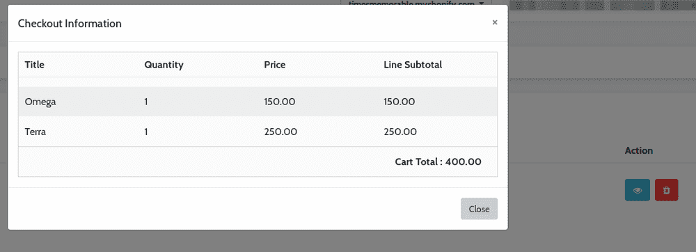 Live carts when cart page is modified Live carts when cart page is modified