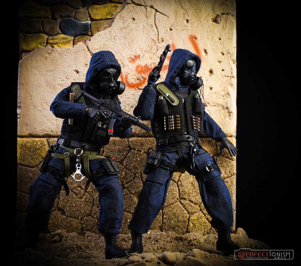 British Special Forces Pocket Elite Series SAS CRW 1/12 Figures