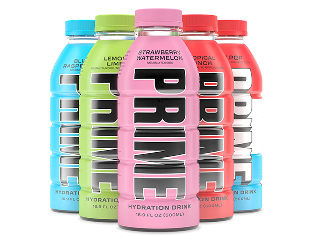 5 Flavors of Prime Hydration Drink