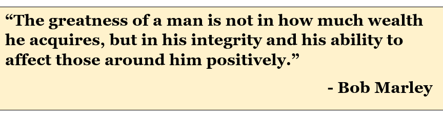 quote on having integrity