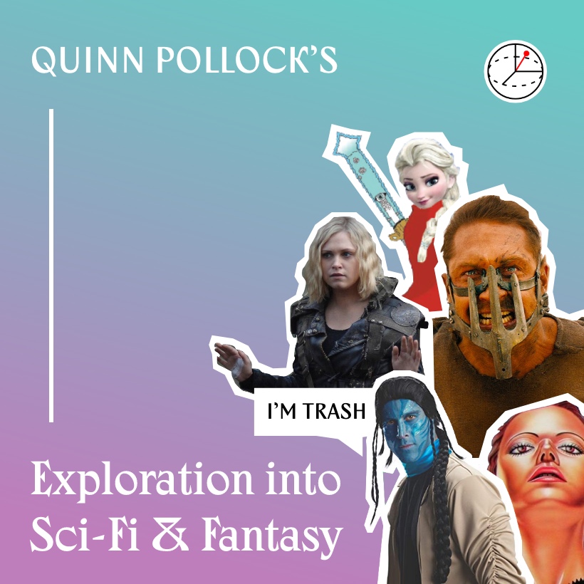 Album Art Saying Quinn Pollock's Exploration into Sci-fi & Fanatasy