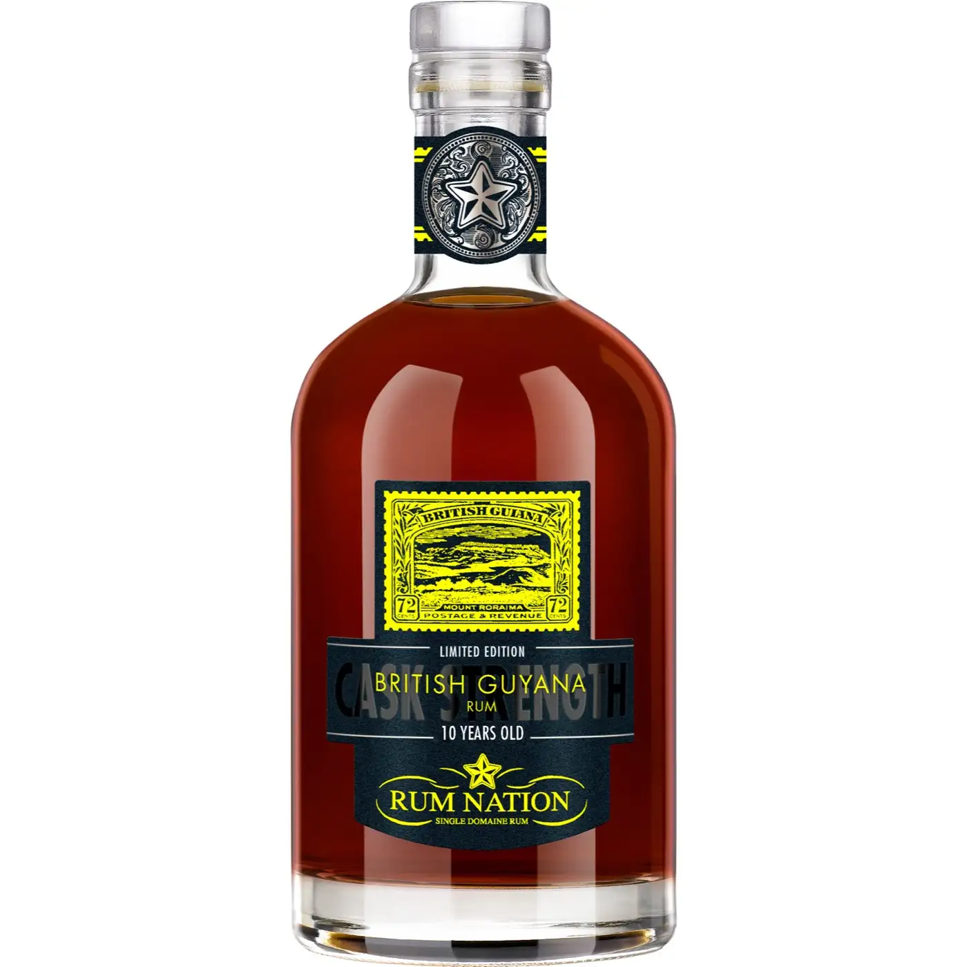 Image of the front of the bottle of the rum British Guyana Limited Edition
