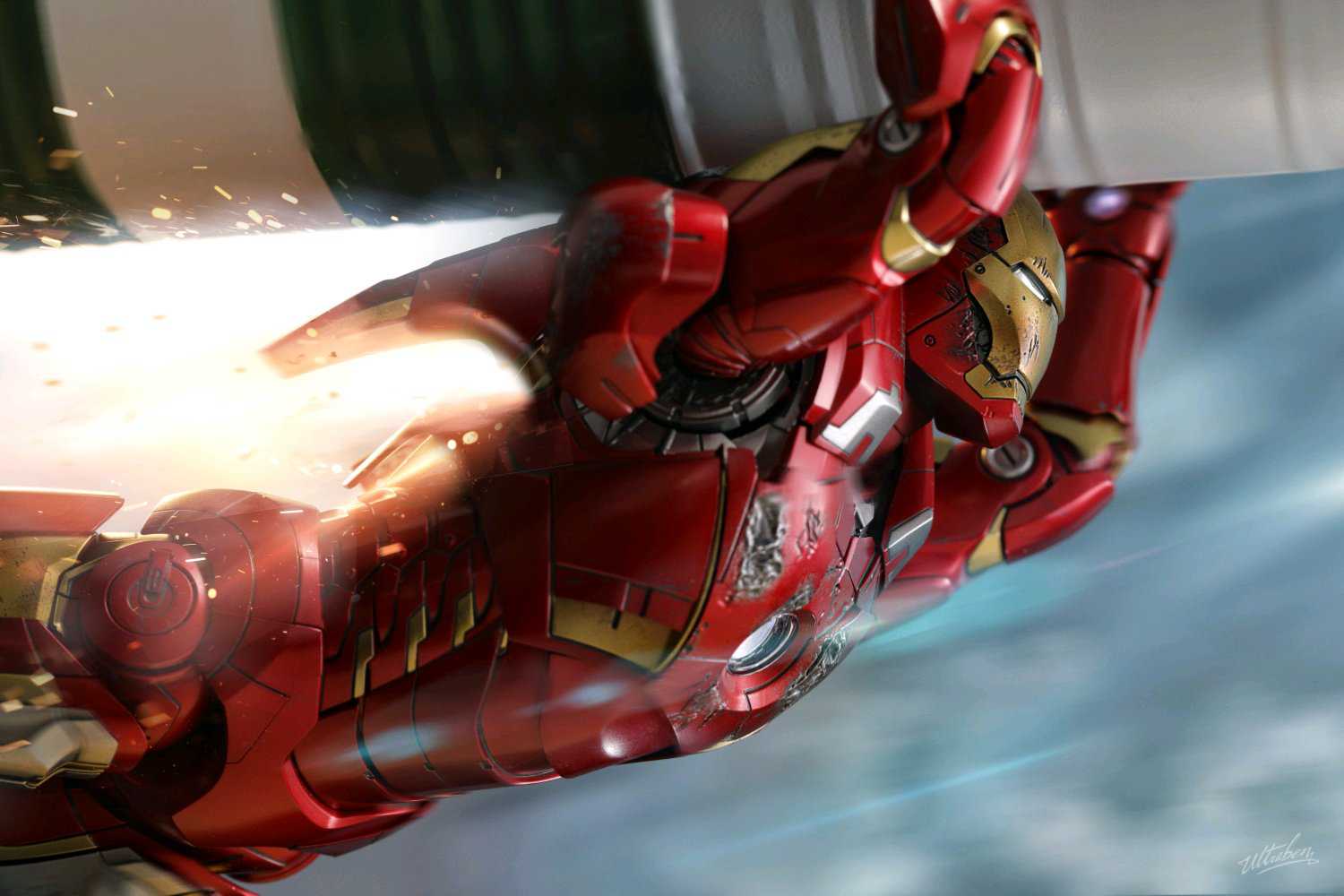 Hot Toys Metal Iron Man Mark VII