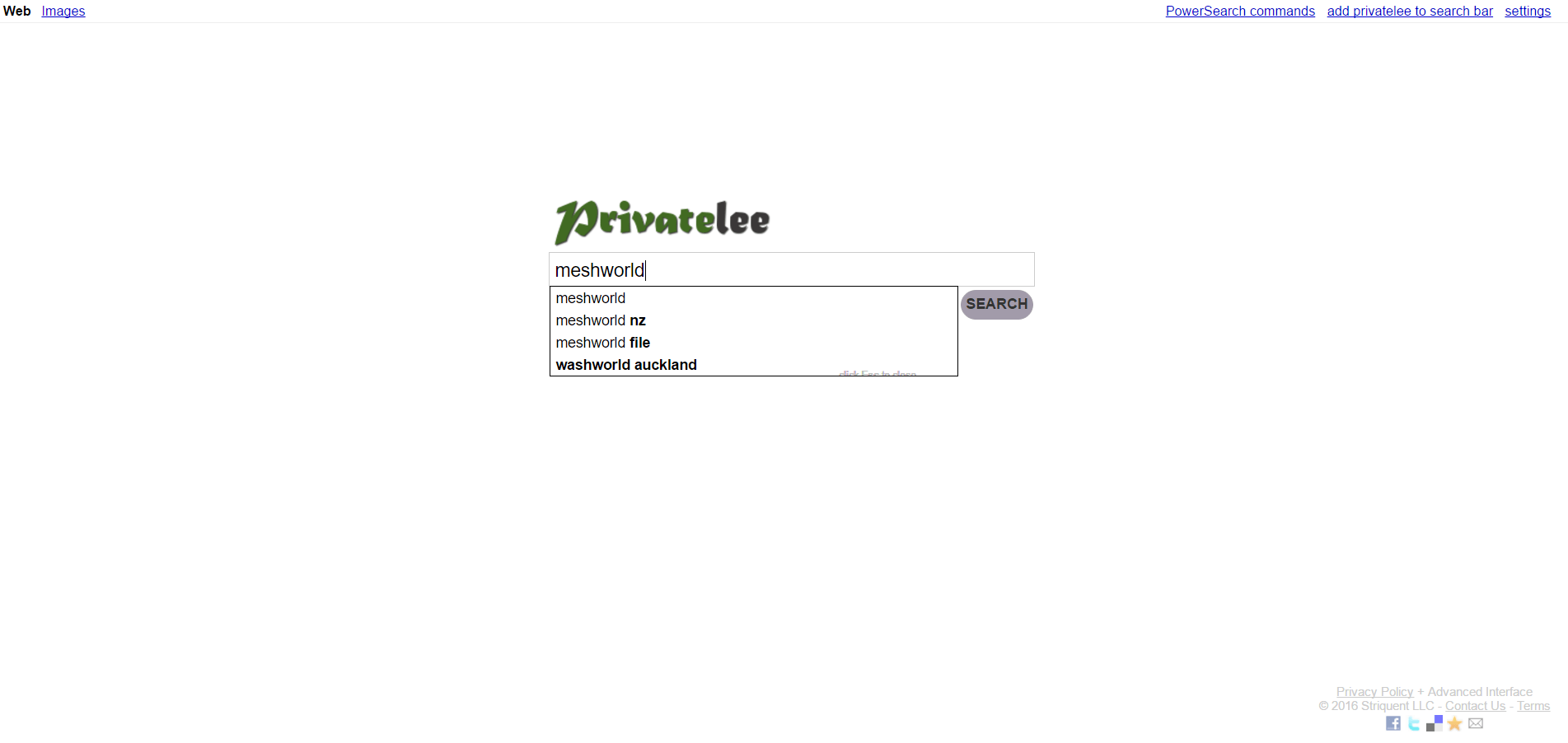 Screenshot for Privatelee - Search Engine