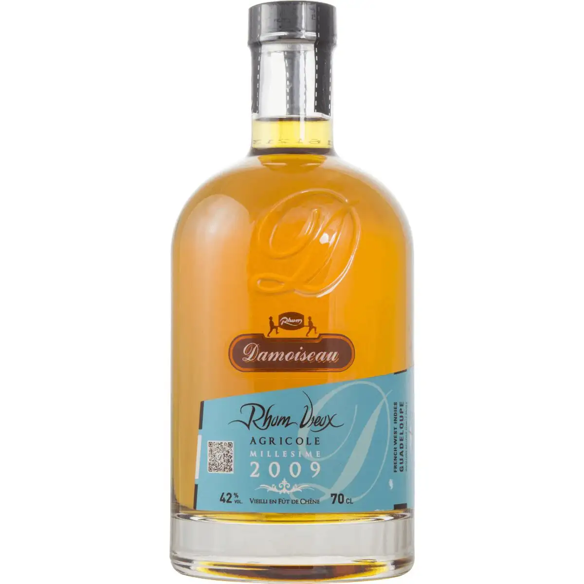 Image of the front of the bottle of the rum 2009