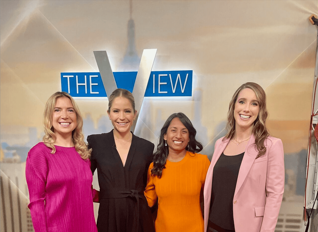 Just Date founder, Sylvia Charles, M.D. and CEO, Samantha Abramson, appear on ABC’s The View