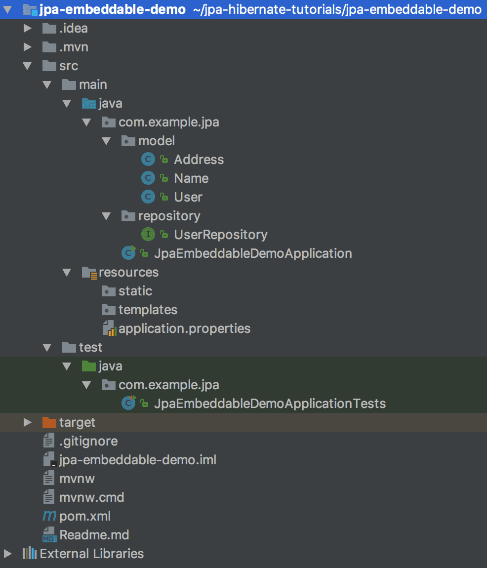 JPA / Hibernate @Embeddable And @Embedded Example With Spring Boot ...