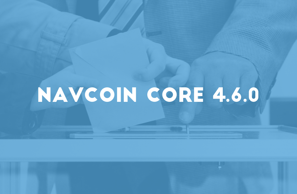 NavCoin Core 4.6.0