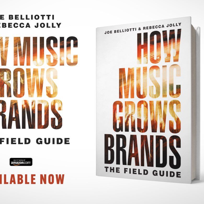 Book cover of 'How music grows brands' hardback