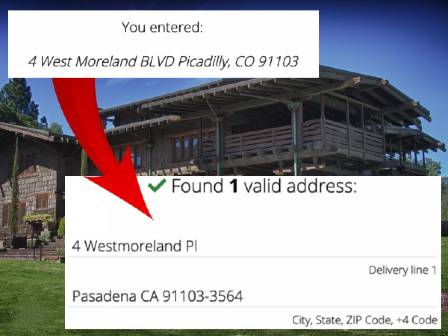 Address Validation / Verification Example