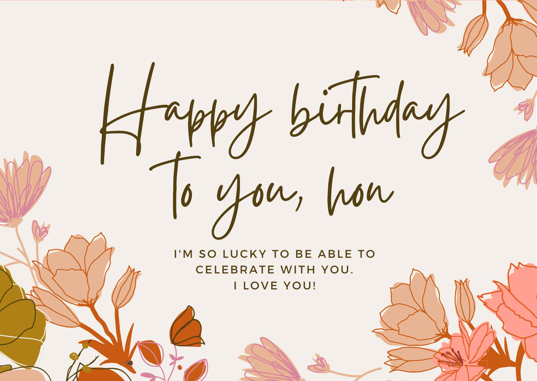What to write on fiance's birthday card?