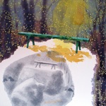 Kristring, Estonia, "Spring I". Canvas, acrylic, 65x65 cm, 2008. Kristring, Estonia, "Spring I". Canvas, acrylic, 65x65 cm, 2008.