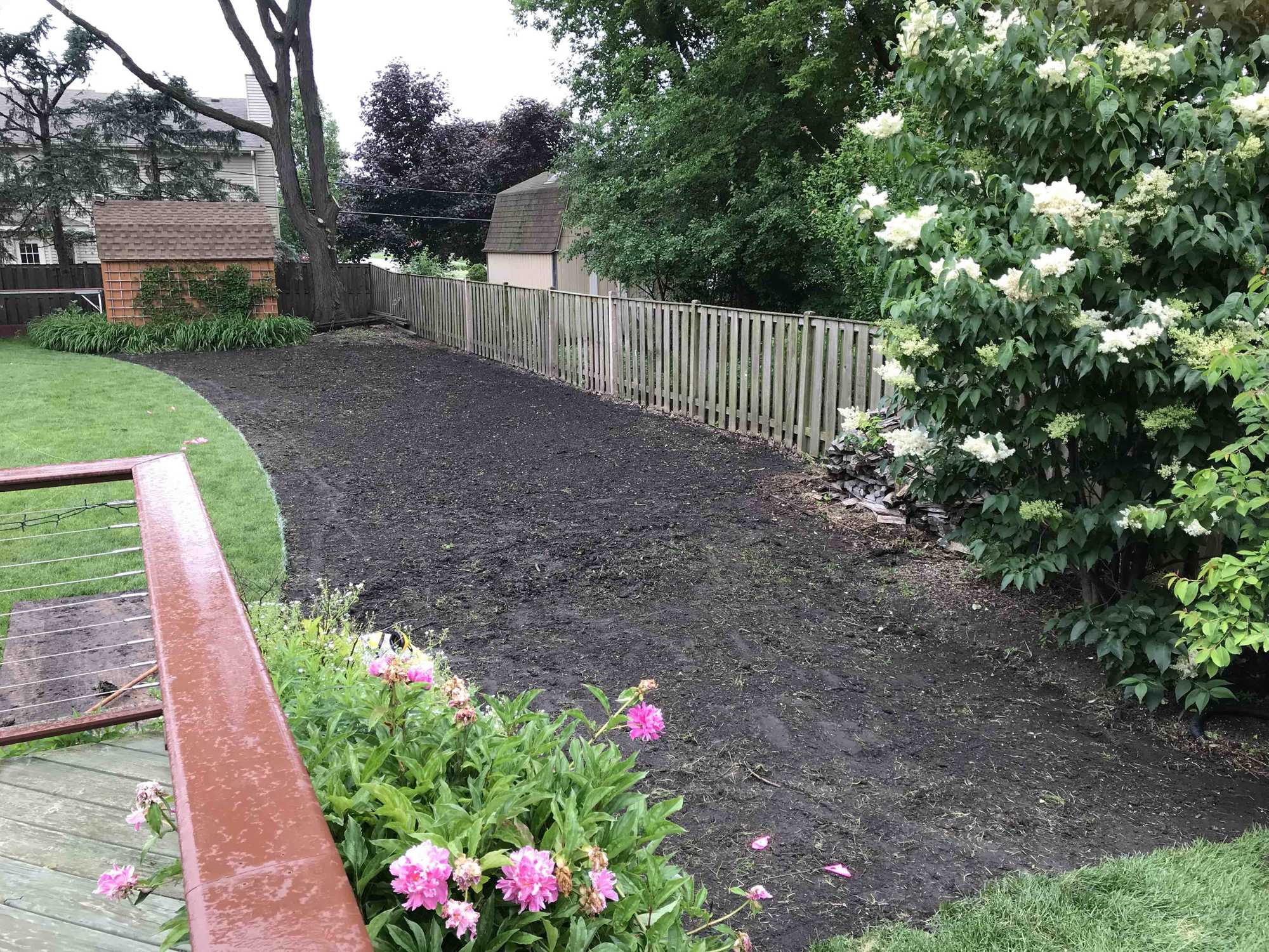 Leveled dirt Leveled dirt