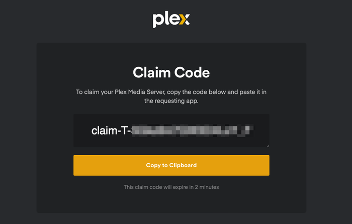 Get your Plexamp token