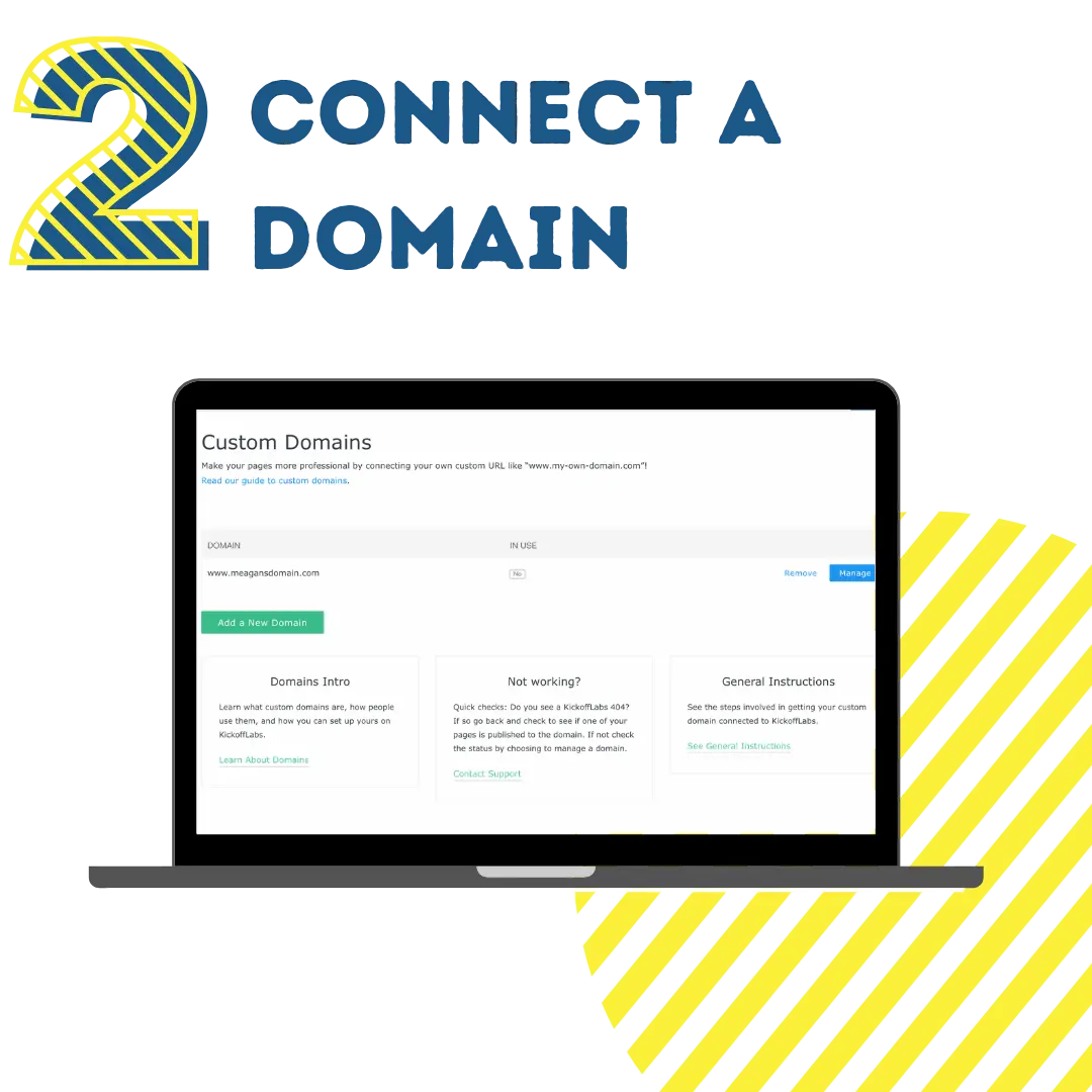 Conect a domain.