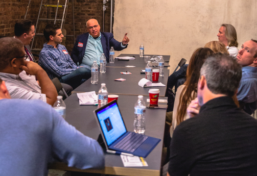 David Sorin leading the conversation at the Cryptocurrency as a New Capital Raising Tool workshop