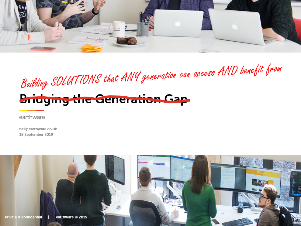 Generation gap slides