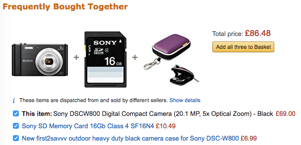 Amazon frequently bought