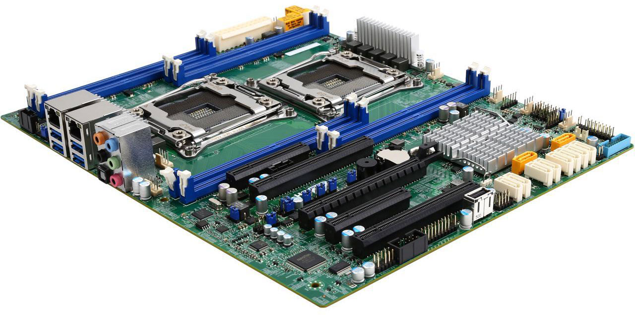 Photo of SuperMicro MBD-X10DAL-I-O motherboard