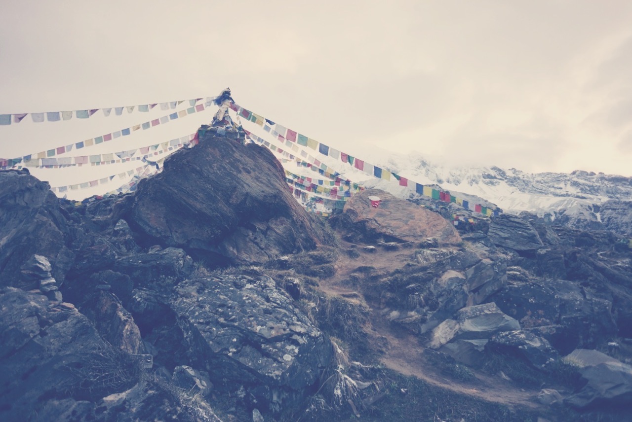 Annapurna Base Camp stupa